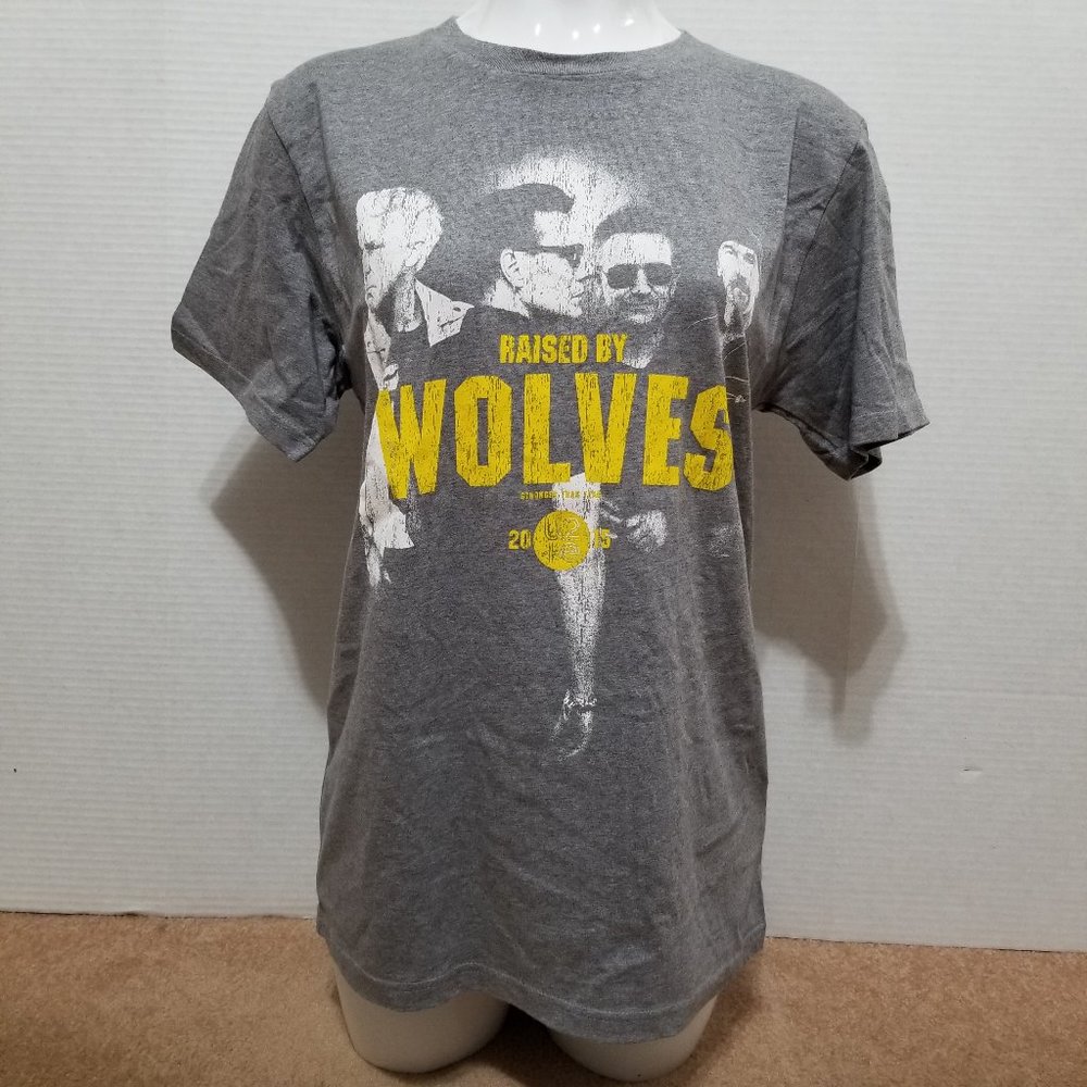 U2 shirt Small Raised By Wolves photo graphic U2ie 2015 tour concert band merch